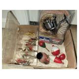 Fishing reel, lures and more