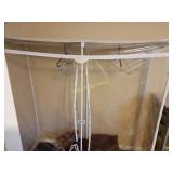 Wardrobe,  hangers and jars