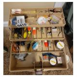 Tackle box and contents