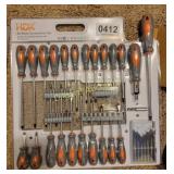 HDX screwdriver set, (NIB)