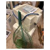 Fishing net and coolers