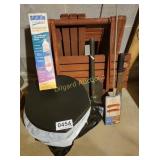 Table, shovel, Machete and more