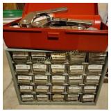 Storage bin, propane torch