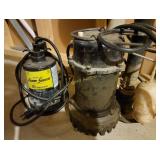 (2) sump pumps (not tested)