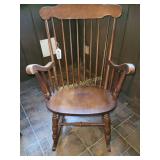 Wood rocking chair