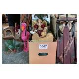 Tree topper angels, Christmas flamingo, and more