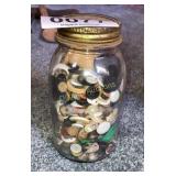 Jar of buttons