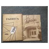 (2) Fabrica Smithville Yearbooks -1956 & 1957