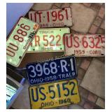 Various liscense plates