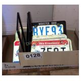 Various license plates