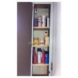 Shelves of misc garage items