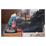 Misc oils, shop light paint tray and more