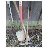 Shovel and pick axes
