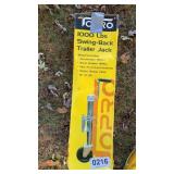 Fulton swing back trailer jack