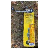 Swing back trailer jack