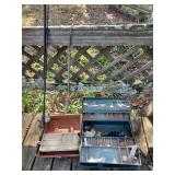Tackle boxes, reels, knife and more
