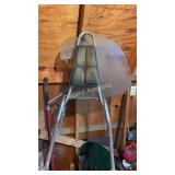 Motorcycle seat and shield