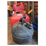 Gas cans and misc oils