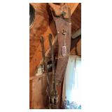 Bolt cutters and saw