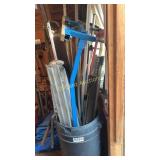 Brooms, hoes, handles and more