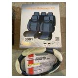 Steering wheel cover, interior makeover kit (NIB)