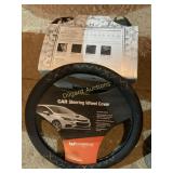 Seat cover, steering wheel cover