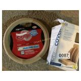 Seat cover, steering wheel cover