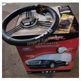 SUV cover, steering wheel cover, air fresheners