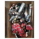 Battery installation kits and exhaust adapters