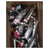 Battery installation kits and exhaust adapters