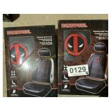 (2) Deadpool sideless seat cover