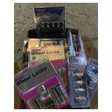 Wheel locks, 14mmx2.00 wheel lock kit, lug nuts