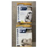 (2) Kraco seat covers and steering wheel cover