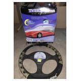 Car cover and steering wheel cover