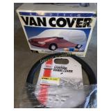 Steering wheel cover and van cover