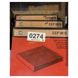 (3) Champion Cabin Air Filter (CCF1815)