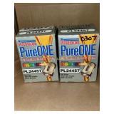 (2) Purolator Pure One oil filters