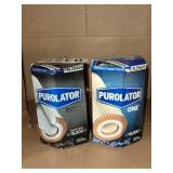 Purolator One & Boss oil filters (2)