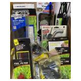 Foot pump, fuel line clamps, shift boot, more