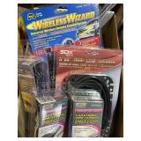 Antenna, cone speaker, car stereo wire harness