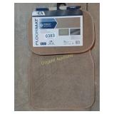 Tan floor mats