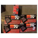 4-K&N High Flow Air Filters and Motorcraft Oil