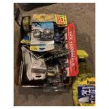 Tape measure, windshield deicer, replacement side