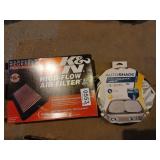 K&N cabin filters & auto shade