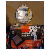 K&N filters & auto shade