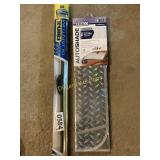 Auto shade and (2) Rain-x Quantum wiper blades