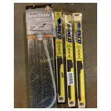 Autoshade and (3) Anco 16 wiper blades