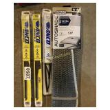 Autoshade and (3) Anco 16 wiper blades