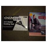 Clutch holding tool and roadside assistant
