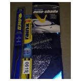 Anco and Rain x 15 wiper blades, auto shade